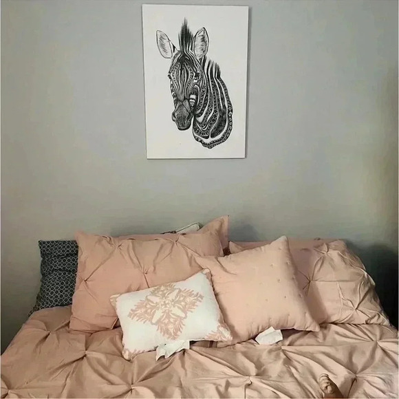 THRESHOLD 8 Piece King Comforter Set - Picture 6 of 7